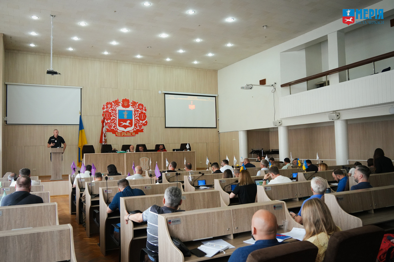 Засідання сесії Черкаської міської ради.
